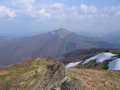 Widok z Pooniny Wetliskiej na Poonin Carysk - kliknij by zobaczy powikszenie